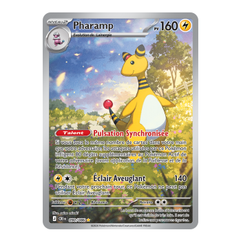 Ampharos - Seltene Illustration 90/86 - ME04 - Pokémon - Mega-Entwicklung Chaos Rising