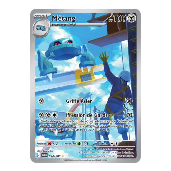 Metang - Seltene Illustration 94/86 - ME04 - Pokémon - Mega-Entwicklung Chaos Rising