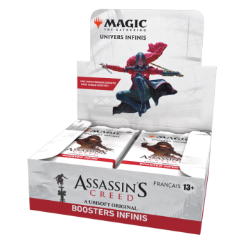 MTG – Box mit 24 Boostern – Assassin's Creed – Infinite Universe – FR