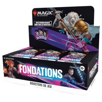 MTG – Box mit 36 Game-Boostern – Foundations – FR