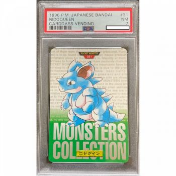 Item Pokémon – Graded Card – Nidoqueen 031 Carddass Vending 1996 Japanisch [PSA 7 – Near Mint]