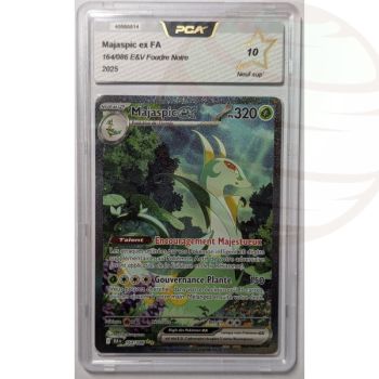 [PCA 10 - Nine Superior] - Bewertete Karte - Serperior ex FA 164/086 - E&V Black Lightning - 2025 - Pokémon - Französisch