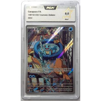 Item [PCA 9.5 - Neu] - Bewertete Karte - Schiggy FA 148/142 - E&V Star Crown - 2024 - Pokémon - Französisch