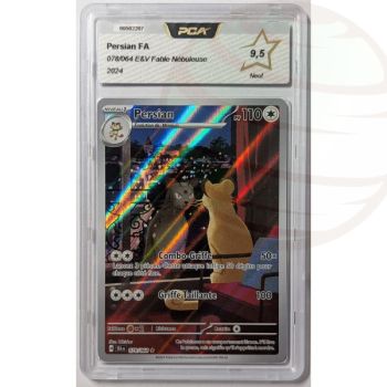 [PCA 9.5 - Neu] - Bewertete Karte - Persian FA 078/064 - E&V Fables Nebula - 2024 - Pokémon - Französisch