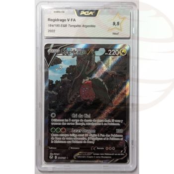 [PCA 9.5 - Neu] - Bewertete Karte - Regidrago V FA 184/195 - E&V Silver Storm - 2022 - Pokémon - Französisch