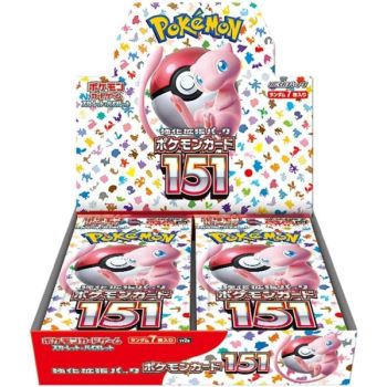 Pokémon – Box mit 20 Boostern – Pokémon-Karte 151 [SV2A] – Japanisch