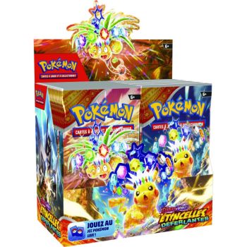 Pokémon – Box mit 6 Displays – Scharlachrot und Violett – Surging Sparks [SV8][EV08] – FR