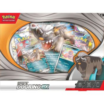photo Pokémon – Box mit 4 Boostern – Dogrino-EX – FR