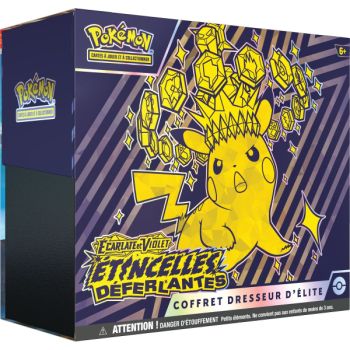 Item Pokémon – ETB-Elite-Trainer-Box – Scharlachrot und Lila – Surging Sparks [SV8][EV08] – FR