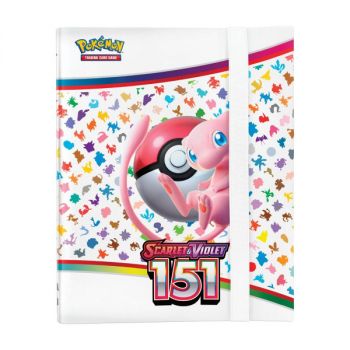 Pokémon – Sammelordner + 4 Booster – Scharlachrot und Violett – 151 – [SV03.5 – EV03.5] – FR