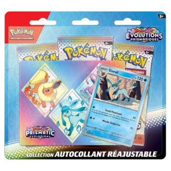 Pokémon – Tri-Pack – Nymphali/Givrali/Phyllalli – Scarlet und Violet – Prismatic Evolutions [SV8.5][EV08.5] – FR (Zufallsmodell)