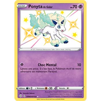 Item Galarian Ponyta – Shiny SV047/SV122 – Shining Destinies Schwert und Schild