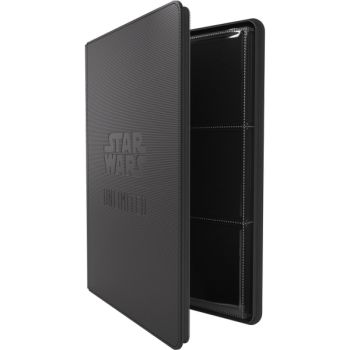 Premium Zip-Album – 18-Taschen Schwarz – Star Wars Unlimited – Gamegenic – 360 Locations