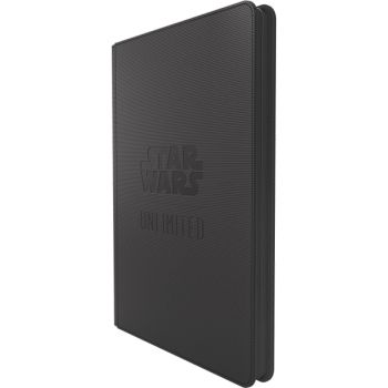 Premium Zip-Album – 18-Taschen Schwarz – Star Wars Unlimited – Gamegenic – 360 Locations