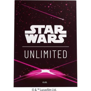 photo Kartenhüllen - Standard - Magentafarbenes Logo auf der Rückseite - Star Wars: Unlimited - Gamegenic (60)