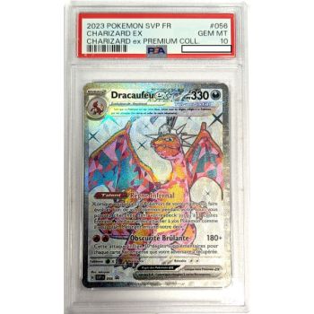[PSA 10 – Neuwertig] – Bewertete Karte – Glurak EX SVP 056 – Promo – 2023 – Pokémon – Französisch