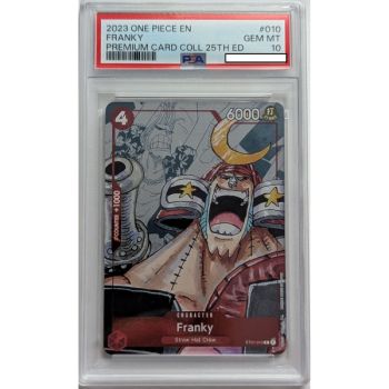 [PSA 10 – Gem Mint] – Bewertete Karte – Franky ST01-010 – Premium-Kartenkollektion 25. Jubiläum – 2023 – One Piece – Englisch
