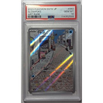 Item [PSA 10 – Neuwertig] – Bewertete Karte – Slowpoke AR – SV1V Lila – 2023 – Pokémon – Japanisch