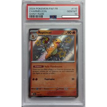 [PSA 10 – Neuwertig] – Bewertete Karte – Charmeleon 110/091 – Scarlet & Purple: Destined for Paldea – 2024 – Pokémon – Französisch