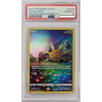 [PSA 10 – Neuwertig] – Bewertete Karte – Solrock GG15/GG70 – Schwert & Schild: Supreme Zenith – 2023 – Pokémon – Französisch