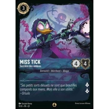 Item Miss Tick, Hexe der Schatten – 31.11. – QU1 – Quest of the Illuminators – Bedrohung durch die Tiefe – Szenario – Französisch