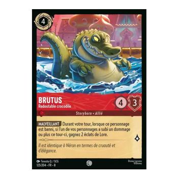 Item Brutus, das furchterregende Krokodil – 125/204 – ROJ – Die Herrschaft Jafars – Common – Französisch