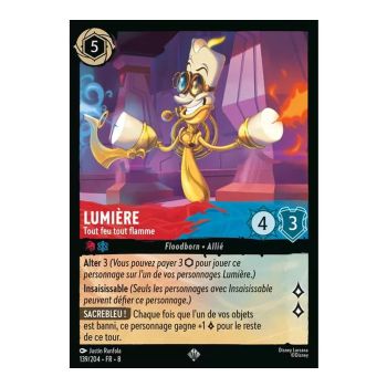 Item Licht, Feuer und Flammen – 139/204 – ROJ – Die Herrschaft Jafars – Extrem selten – Französisch