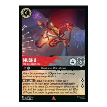 Item Mushu, dein schlimmster Albtraum – 142/204 – ROJ – Die Herrschaft Jafars – Selten – Französisch