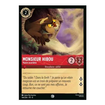 Item Herr Eule, der mürrische Nachbar – 144/204 – ROJ – Die Herrschaft des Dschafar – Glänzend – Premium – Französisch