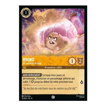 Item Rhino, Ein Sechzehntel eines Wolfes – 15/204 – ROJ – Die Herrschaft Jafars – Brillant – Premium – Französisch