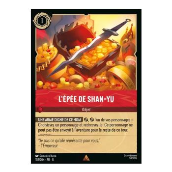 Item Shan-Yus Schwert – 152/204 – ROJ – Die Herrschaft Jafars – Selten – Französisch