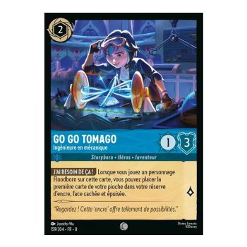 Item Go Go Tomago, Maschinenbauingenieur – 159/204 – ROJ – Die Herrschaft Jafars – Common – Französisch