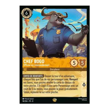 photo Chief Bogo, Kommandant – 18/204 – ROJ – Herrschaft Jafars – Brillant – Premium – Französisch