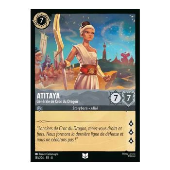 Item Atitaya, General von Dragonfang – 181/204 – ROJ – The Reign of Jafar – Brillant – Premium – Französisch