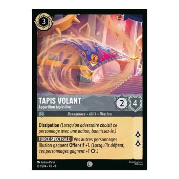 Item Der fliegende Teppich, Teppicherscheinung – 183/204 – ROJ – Die Herrschaft Jafars – Common – Französisch