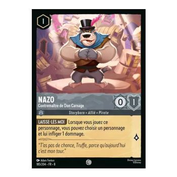 Item Nazo, Don Carnages Vorarbeiter - 185/204 - ROJ - Die Herrschaft Jafars - Common - Französisch