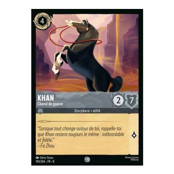 Item Khan, Kriegspferd – 193/204 – ROJ – Die Herrschaft Jafars – Common – Französisch