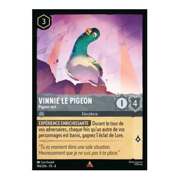 Item Vinnie die Taube, Grüne Taube – 194/204 – ROJ – Die Herrschaft Jafars – Selten – Französisch
