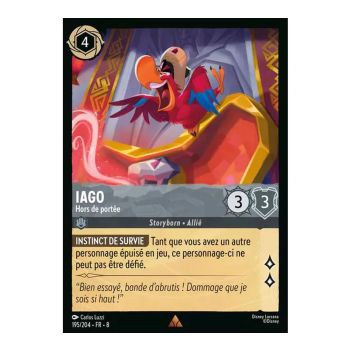 Item Iago, Unerreichbar - 195/204 - ROJ - Die Herrschaft Jafars - Selten - Französisch