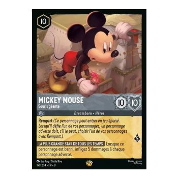 Item Mickey Mouse, Riesenmaus – 199/204 – ROJ – Die Herrschaft des Dschafar – Glänzend – Premium – Französisch