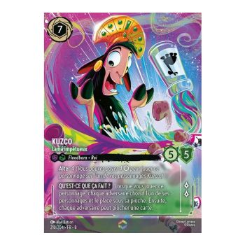 Item Kuzco, das ungestüme Lama – 210/204 – ROJ – Die Herrschaft Jafars – Verzaubert – Französisch