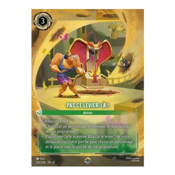 Item Nicht dieser Hebel! – 216/204 – ROJ – Die Herrschaft Jafars – Verzaubert – Französisch