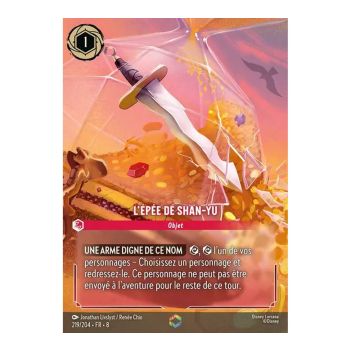 Item Das Schwert von Shan-Yu – 219/204 – ROJ – Die Herrschaft Jafars – Verzaubert – Französisch