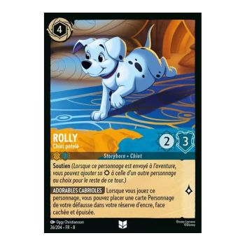 Item Rolly, der pummelige Welpe – 26/204 – ROJ – Die Herrschaft des Dschafar – Selten – Französisch