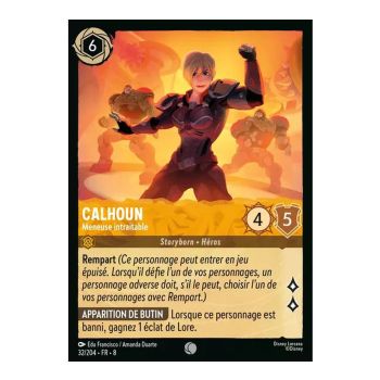 Item Calhoun, Unnachgiebiger Anführer – 32/204 – ROJ – Herrschaft Jafars – Brillant – Premium – Französisch