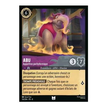 Item Abu, Dickhäutererscheinung – 50/204 – ROJ – Die Herrschaft Jafars – Ungewöhnlich – Französisch