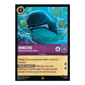 Item Monstro, der berüchtigte Wal – 64/204 – ROJ – Die Herrschaft Jafars – Selten – Französisch