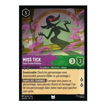 Item Miss Tick, in Schattengestalt – 66/204 – ROJ – Die Herrschaft Jafars – Ungewöhnlich – Französisch