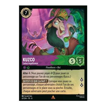 Item Kuzco, das ungestüme Lama – 67/204 – ROJ – Die Herrschaft Jafars – Glänzend – Premium – Französisch