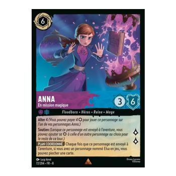 Item Anna, auf einer magischen Mission – 72/204 – ROJ – Die Herrschaft Jafars – Selten – Französisch